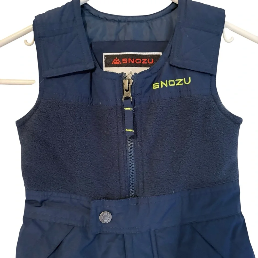 SNOZU Navy Blue Snow Bibs Pants Size 2T‎